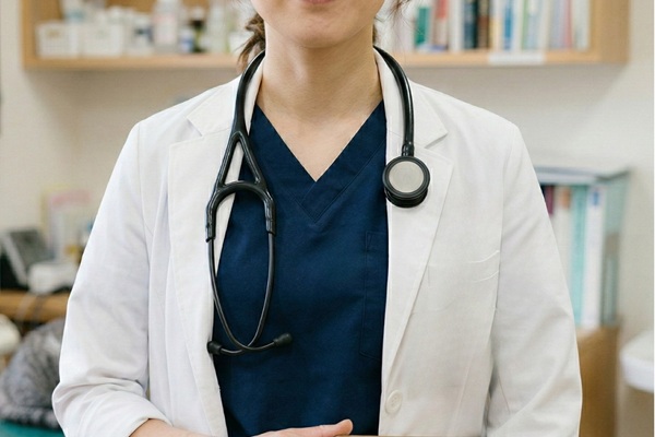 女性と犬の写真